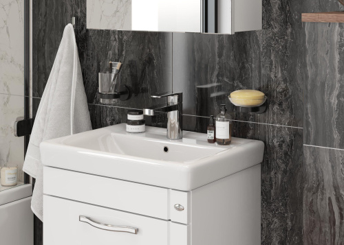 Тумба под раковину Onika Ирис 105018 45х35х53 подвесная - фото 4