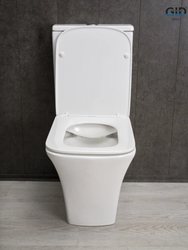 Унитаз напольный с бачком Gid Cuadrado Tn2184 (62251Y) белый с сиденьем микролифт безободковый - фото 4