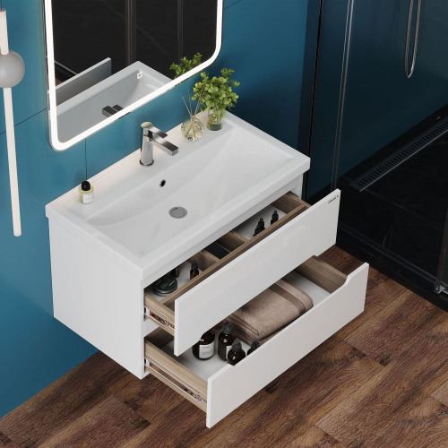 Тумба под раковину Onika Айленд 108060 79х45х51 подвесная - фото 4