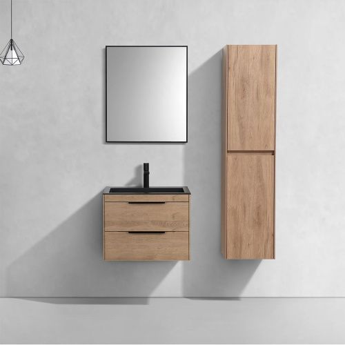 Тумба под раковину Vincea Chiara 2D VMC-2C2600NO 60х50 подвесная цвет коричневый