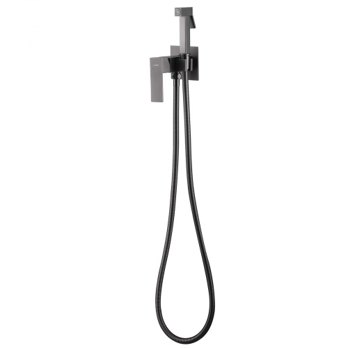 Гигиенический душ со смесителем ABBER Daheim AF8226NG никель - фото 2