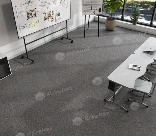 Ковровая плитка Alpine Floor Huron 402-1 Супериор толщина 0.6 см 33 класс 500х500 - фото 4