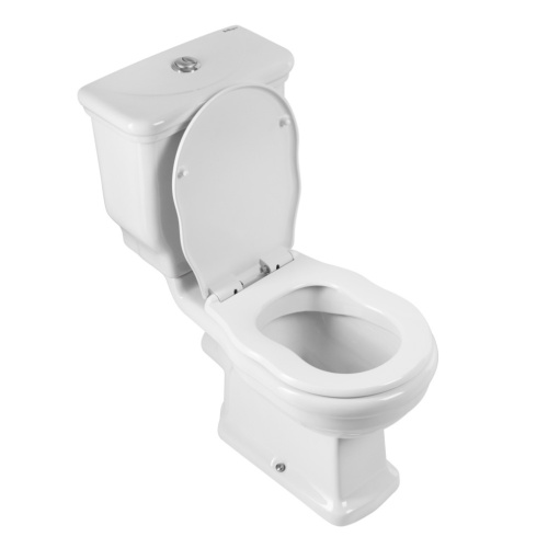 Чаша унитаза напольная BelBagno BOHEME BB115CPR цвет белый без бачка с сиденьем микролифт безободковая каскадный смыв - фото 2