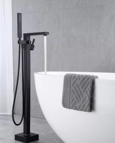 Смеситель BOCH MANN ALBANO Black BM8923 напольный черный - фото 3