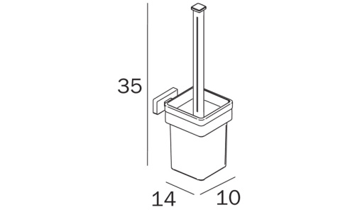 Ершик Inda LEA A18140NE21 - фото 2