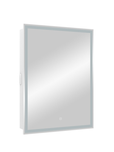 Зеркало-шкаф Континент Allure МВК005 60х15х80 подвесной цвет белый - фото 3