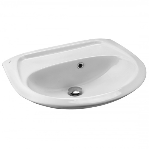 Раковина из сантехнического фарфора Santek Бриз 1WH110448 36х50 подвесная цвет белый - фото 2