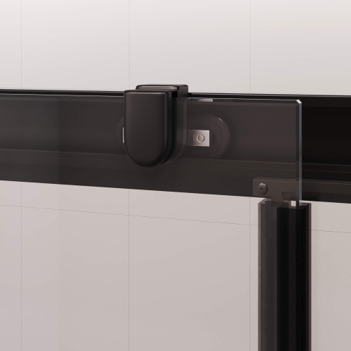 Душевая дверь RGW Passage 350801715-24 150х195 стекло матовое профиль черный - фото 3