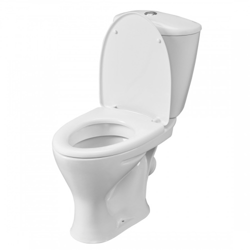 Унитаз-компакт напольный с бачком Santeri Версия 1P4015S0000BF белый с сиденьем каскадный смыв - фото 4