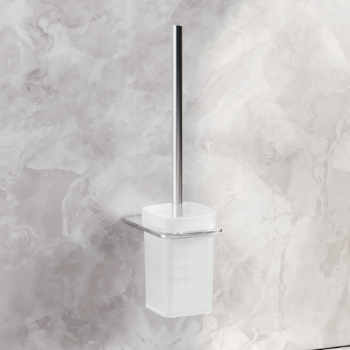 Унитаз напольный с бачком Am.Pm Inspire V2.0 CK50C1704W белый/хром с сиденьем микролифт душевой смыв - фото 5