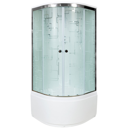 Душевая кабина AvaCan EM5011GM+EL 110х110 четверть круга с крышей ориентация универсальная - фото 2