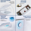 Унитаз подвесной Cerutti SPA CT10590 белый с сиденьем микролифт безободковый импульсный смыв