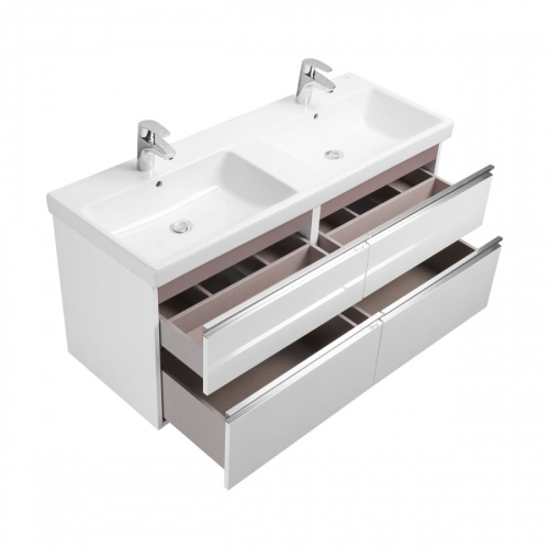 Тумба под раковину Roca The Gap ZRU9307637 117х45х52 подвесная цвет белый - фото 4