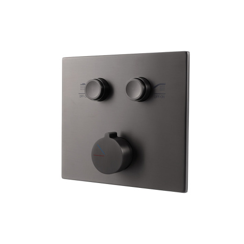 Смеситель для душа Vincea VSCV-421GM встраиваемый в стену вороненая сталь