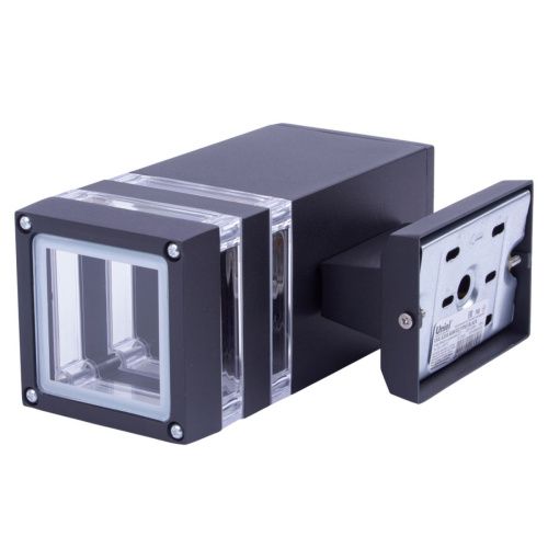 Уличный настенный светильник Uniel UUL-A01S UUL-S23A 60W/E27 IP65 BLACK - фото 3