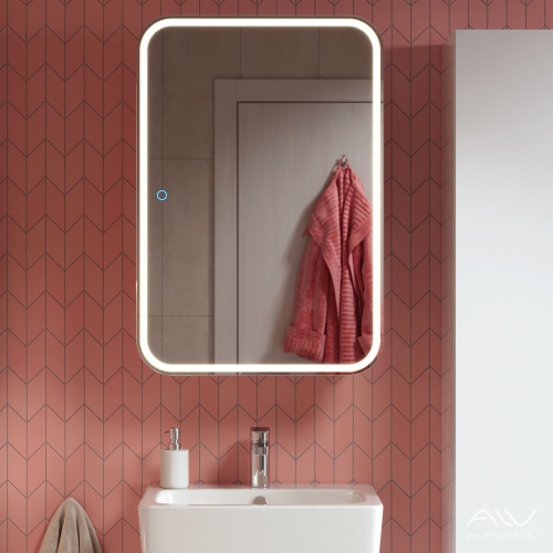 Зеркало-шкаф Alavann Lana ALV0278003 55х15х80 подвесной цвет белый - фото 3