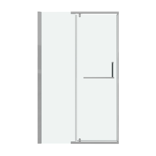 Душевая дверь Grossman Pragma 100.K33.03.120.10.00 120х195 стекло прозрачное профиль хром глянцевый