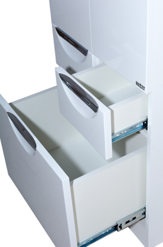 Шкаф-пенал Misty Орхидея П-Жас05050-0112Я 50х34х200 напольный - фото 5