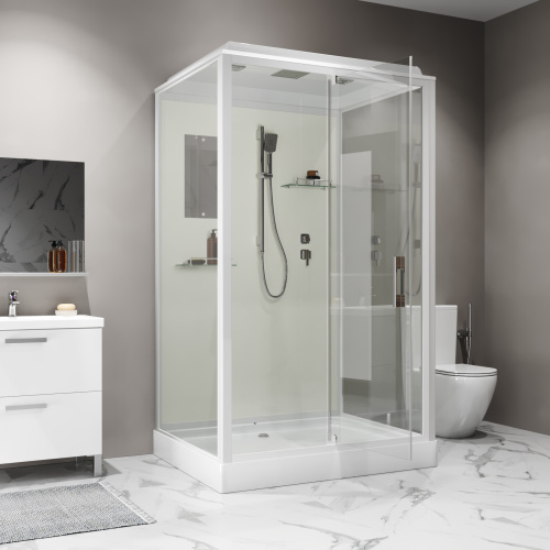 Душевая кабина Niagara Standart ST100/80/15Q 100х80 прямоугольная с крышей ориентация универсальная - фото 4