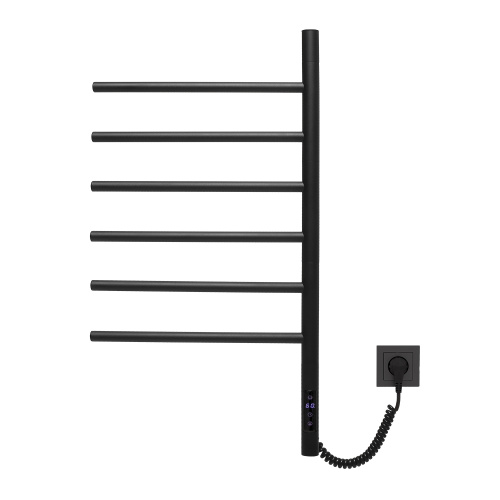 Полотенцесушитель Vincea VTD-1S2CBE 43х80 электрический черный - фото 2