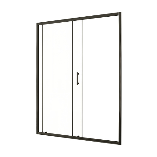 Душевая дверь Taliente TA-150-1CB 150х195 стекло прозрачное профиль черный