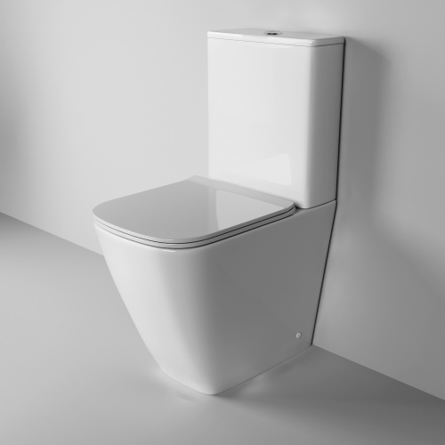 Унитаз напольный с бачком Grossman Style GR-4472S белый глянцевый с сиденьем микролифт безободковый каскадный смыв - фото 2