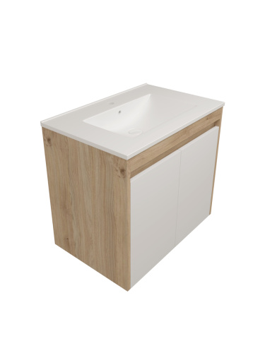 Фасад для тумбы под раковину Teymi Netta T60610 33х2х53 цвет белый - фото 2