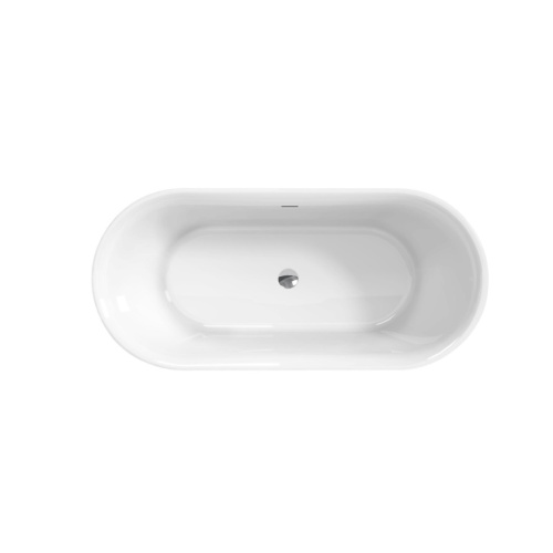 Ванна акриловая BelBagno BB706-1800-800 180х80 отдельностоящая овальная с ножками - фото 3