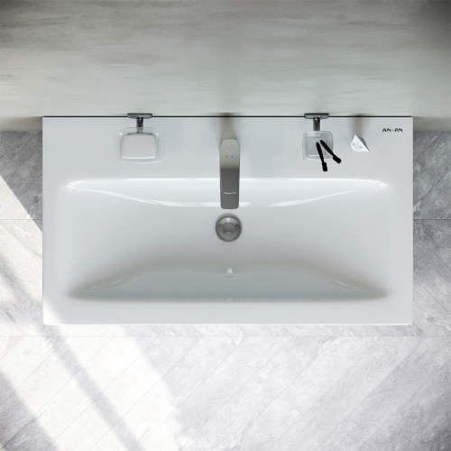 Тумба под раковину Am.Pm Gem S M91FSX0752OF 75х43х81 напольная цвет светлый дуб - фото 4