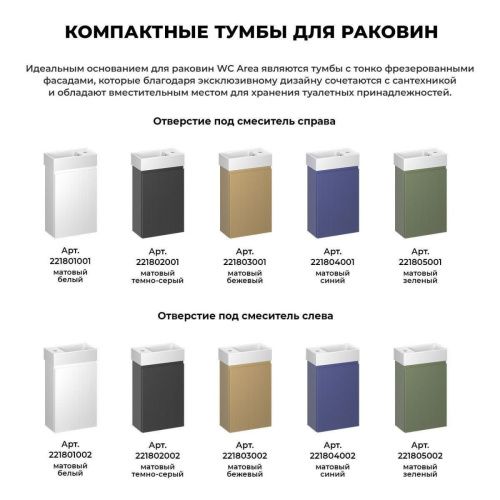 Раковина из сантехнического фарфора Wellsee WC Area 151801000 40х20 накладная цвет белый 1 отверстие под смеситель - фото 5