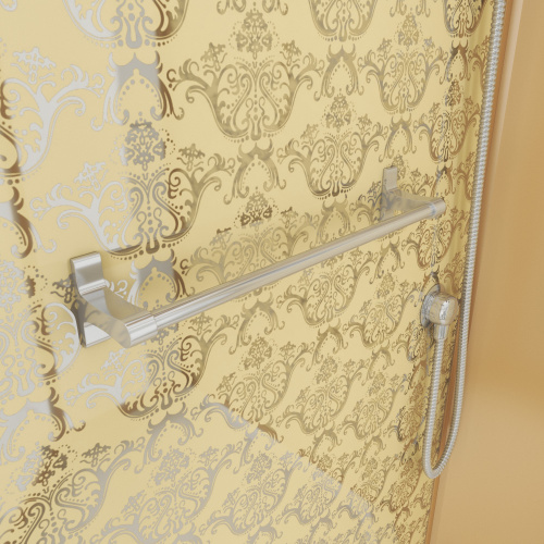 Душевая кабина Niagara Luxe 7717GBK 100х100 трапеция без крыши ориентация универсальная - фото 5