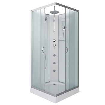 Душевая кабина Niagara Classic 11011423BKTG 90х90 квадратная без крыши ориентация универсальная