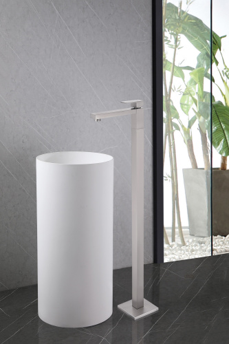 Смеситель ABBER Daheim AF8241SP напольный сатин - фото 2