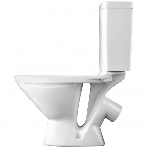 Унитаз-компакт напольный с бачком Santek Лига 1WH302197 белый с сиденьем каскадный смыв - фото 3