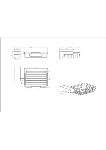 Мыльница CeramaLux Neo 51005 - фото 2