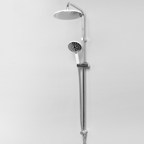 Душевая стойка WasserKRAFT A039 настенная цвет белый/хром - фото 2