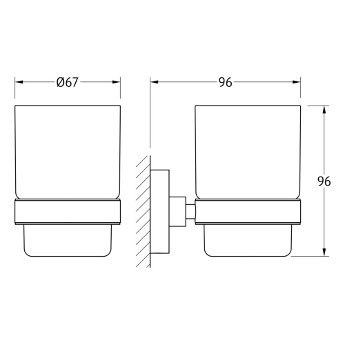 Стакан Artwelle Harmonie HAR 012 - фото 2