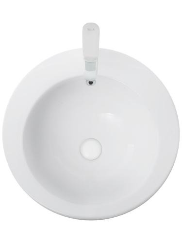 Раковина из санфаянса WeltWasser WW SK 38 см 10000005489 напольная цвет белый глянцевый 1 отверстие под смеситель - фото 3