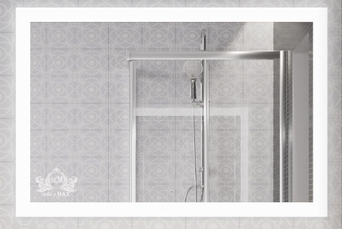 Зеркало в ванную Art&Max SOLI AM-Sol-1200-800-DS-F-H 120х80