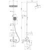 Душевая стойка LeMark Evitta LM0562C настенная цвет хром