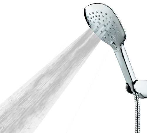 Душевой гарнитур Orange  OS084 настенный  хром - фото 5