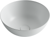 Раковина из сантехнического фарфора Ceramica Nova ELEMENT CN6003 40х40 накладная цвет белый без отверстий под смеситель