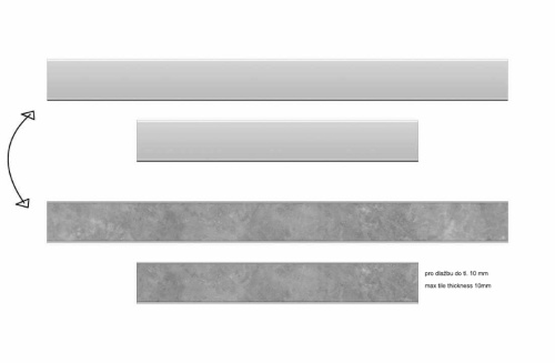 Душевой лоток PlastBrno DESIGN 4 SZA4550 напольный - фото 2