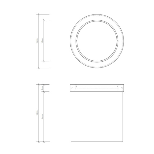 Ведро мусорное Decor Walther Universal 611070 - фото 2