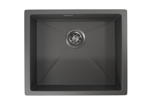 Кухонная мойка Granula 5445U, ГРАФИТ МАТОВЫЙ 54х45 цвет графит матовый поверхность матовая - фото 3