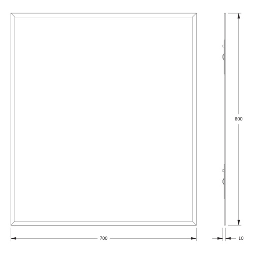 Зеркало в ванную Evoform Comfort BY 0920 70х80 - фото 2