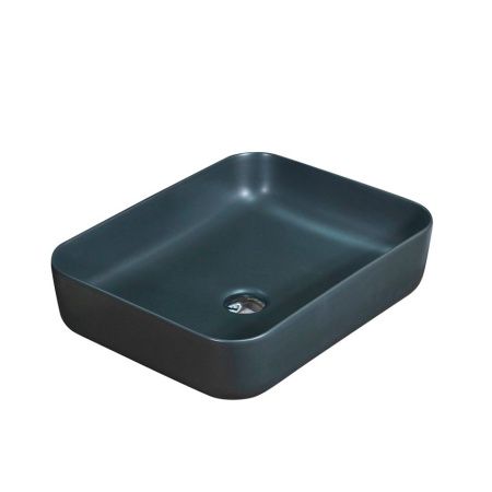 Раковина из сантехнического фарфора Melana 320353MDG-805 50х40 накладная цвет серый без отверстий под смеситель