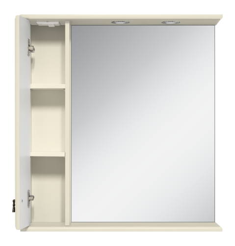 Зеркало-шкаф Misty Лувр П-Лвр03065-1014Л 65х18х80 подвесной - фото 2