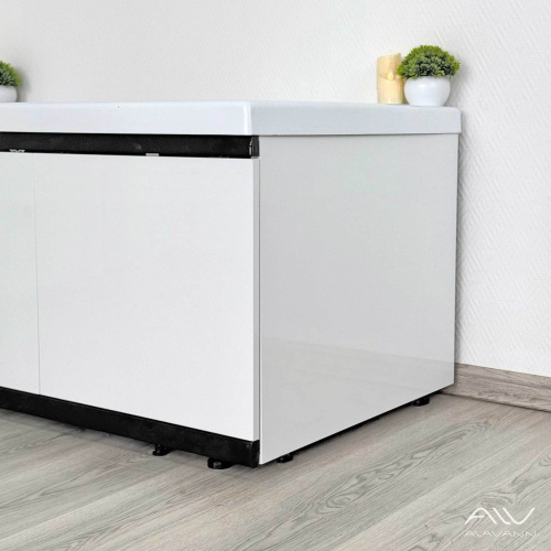 Экран под ванну Alavann Rita 75 см ALV0768001 торцевой МДФ белый - фото 4