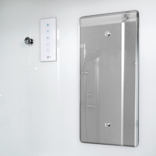 Душевая кабина AvaCan D512SLEL 120х90 асимметричная с крышей ориентация левая - фото 5